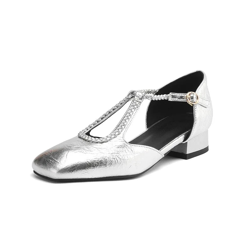 Van Elst Mode®| Retro Lederen Ballerina's