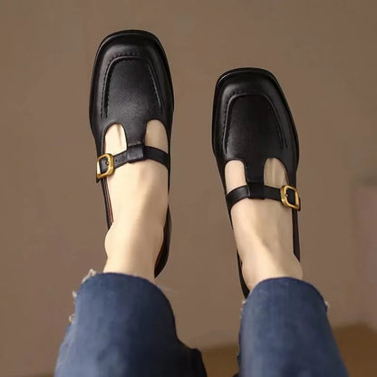 Van Elst Mode®| Elegante T-Strap Schoenen