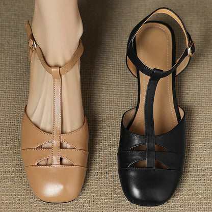 Van Elst Mode®| Vlechtleren Ballerina's