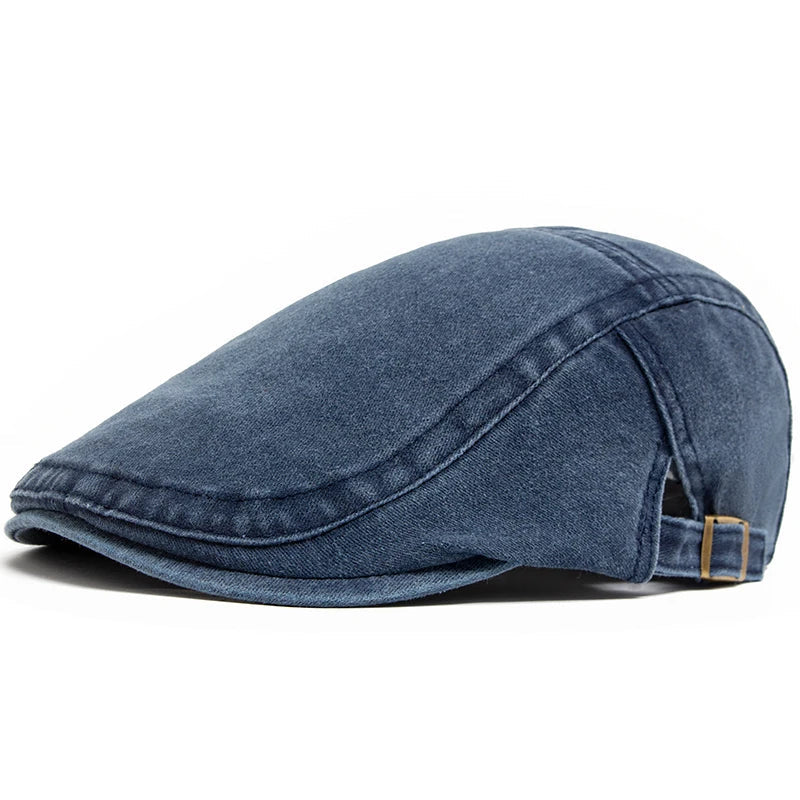Van Elst Mode® | Stijlvolle Denim Flatcap (TIJDELIJK 1+1 GRATIS!)
