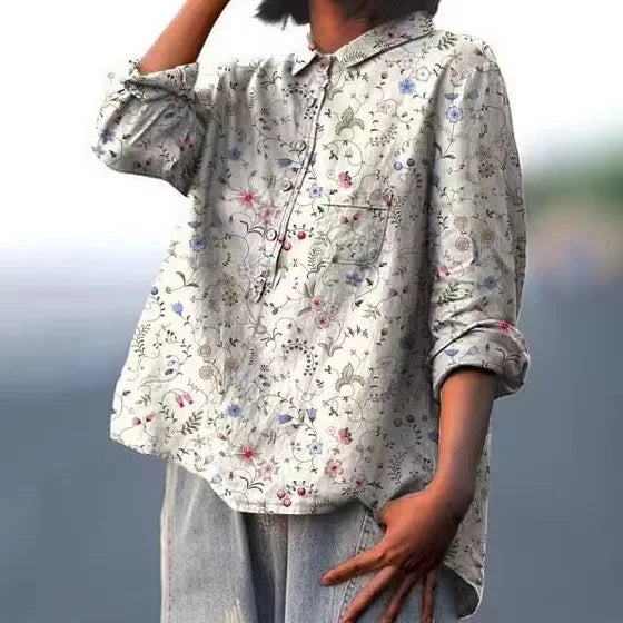 Van Elst Mode® | Luchtige comfortabele zomerblouse ( TIJDELIJK 1+1 GRATIS!)