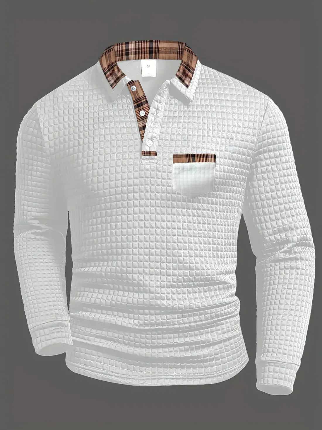 Van Elst Mode® | Comfortabele heren polo met lange mouw