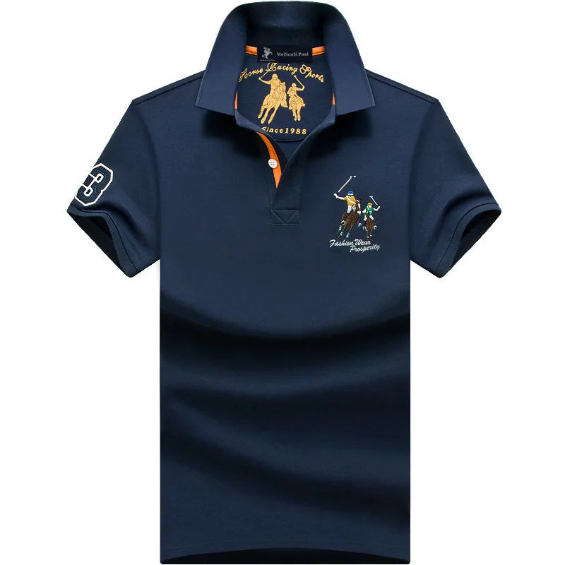 Van Elst Mode® | Katoenen poloshirt voor heren (TIJDELIJK 1+1 GRATIS!)