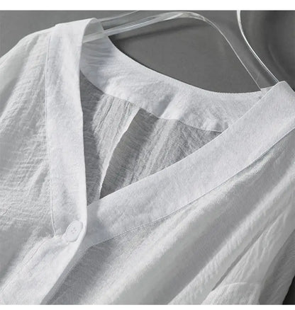 Van Elst Mode® | Elegante linnen dames blouse