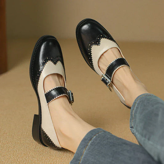 Van Elst Mode®| Everyday Leather Mary Janes