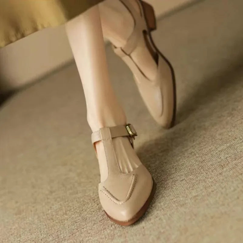 Van Elst Mode®| Klassieke Buckle Leren Schoenen