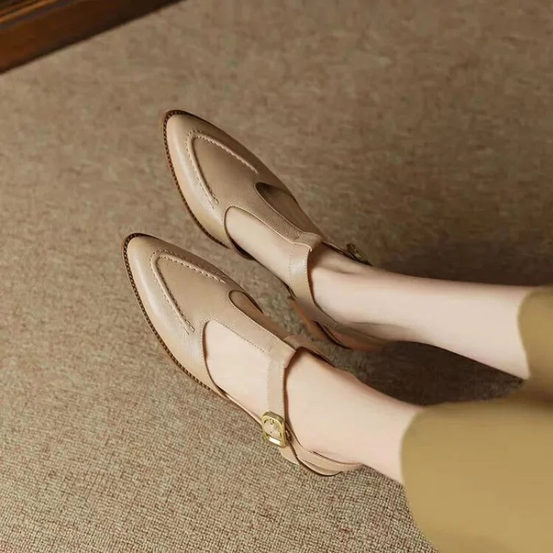 Van Elst Mode®| Klassieke Buckle Leren Schoenen
