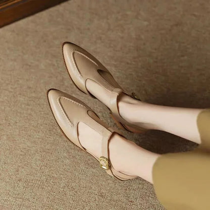 Van Elst Mode®| Klassieke Buckle Leren Schoenen