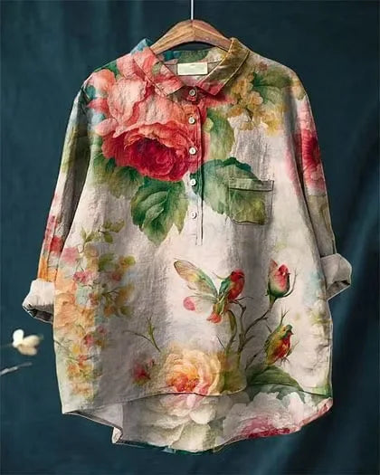 Van Elst Mode® | Luchtige comfortabele zomerblouse ( TIJDELIJK 1+1 GRATIS!)