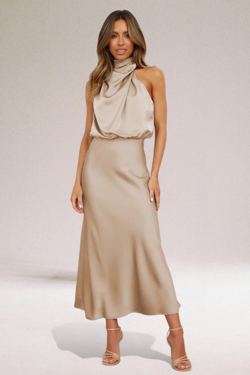 Van Elst Mode® | Satijnen Glamour Jurk