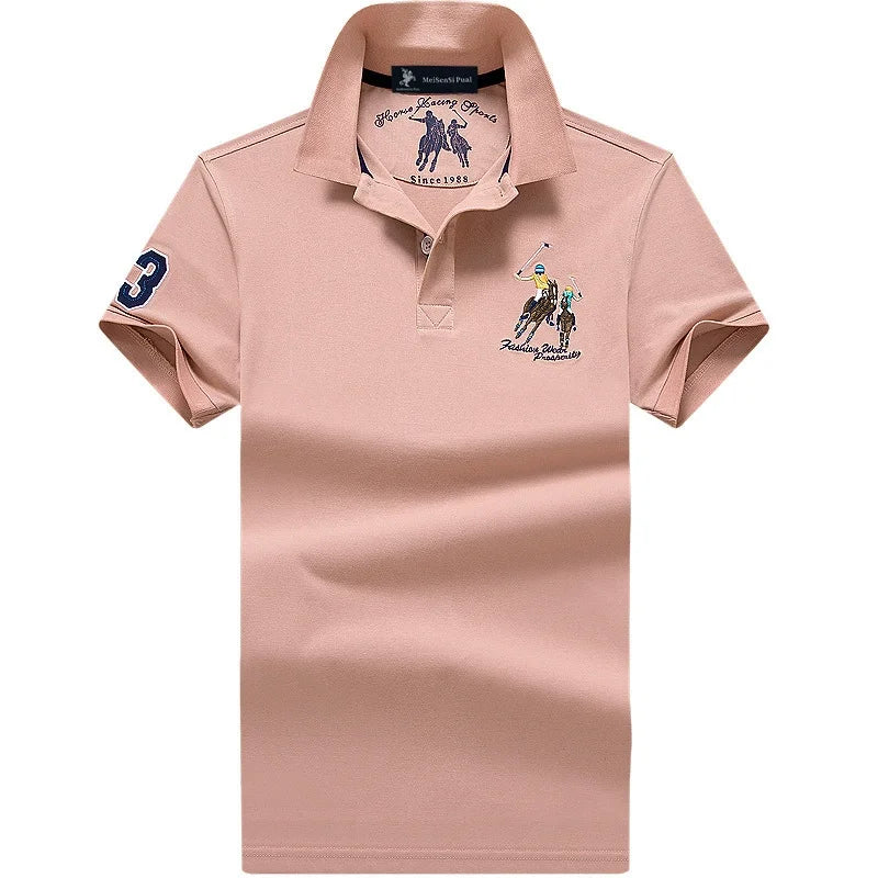 Van Elst Mode® | Katoenen poloshirt voor heren (TIJDELIJK 1+1 GRATIS!)