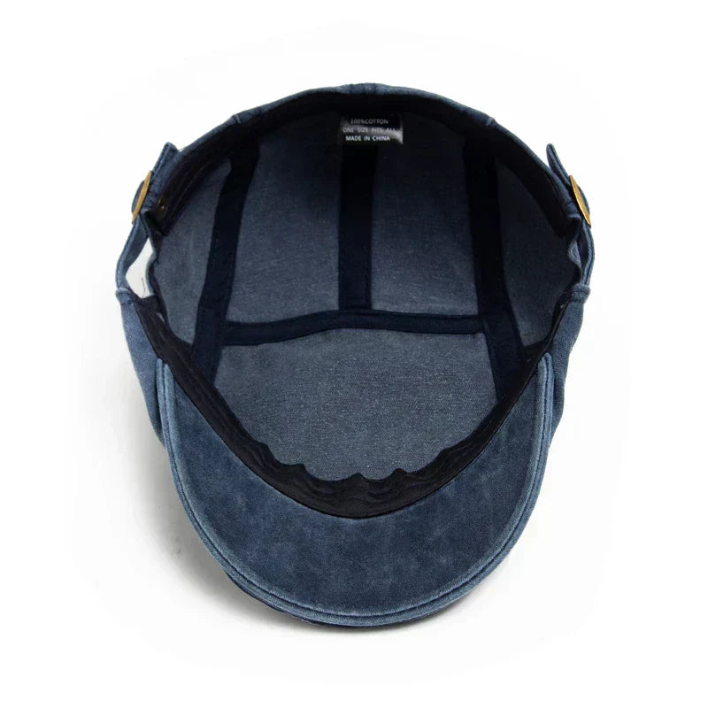 Van Elst Mode® | Stijlvolle Denim Flatcap (TIJDELIJK 1+1 GRATIS!)