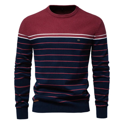 Van Elst Mode® | Herentrui Met Streepdesign
