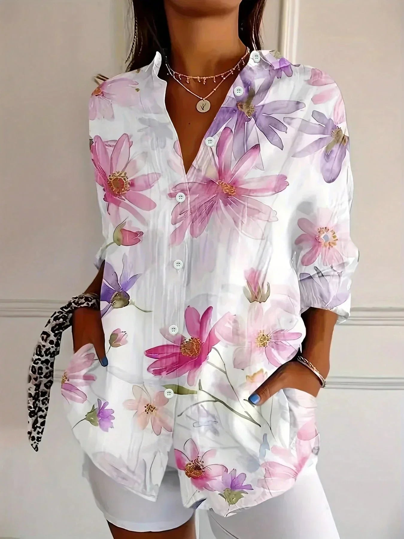 Van Elst Mode® | Kleurrijke Lente Blouse