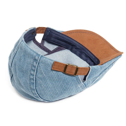 Van Elst Mode® | Premium Denim Flat Cap – Tijdloze Stijl & Dagelijks Comfort (VANDAAG TIJDELIJK 1+1 GRATIS!)