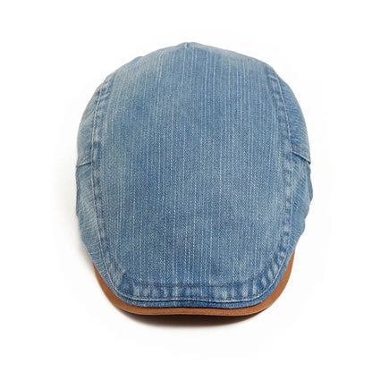 Van Elst Mode® | Premium Denim Flat Cap – Tijdloze Stijl & Dagelijks Comfort (VANDAAG TIJDELIJK 1+1 GRATIS!)