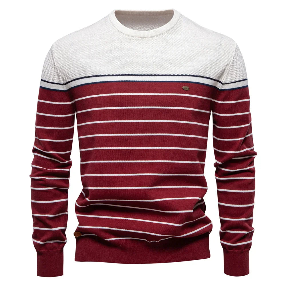 Van Elst Mode® | Herentrui Met Streepdesign