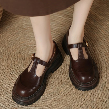 Van Elst Mode®| Klassieke T-Bar Schoenen