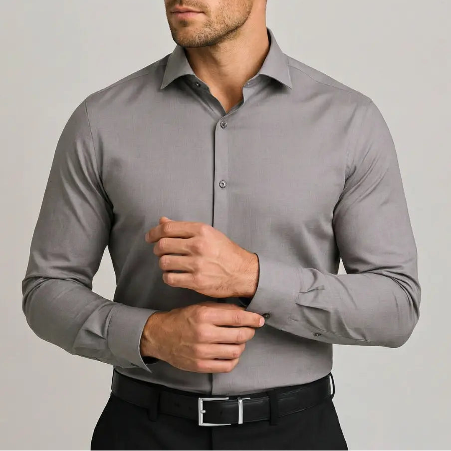 Van Elst Mode® | Comfortabele Antikreuk heren overhemd (TIJDELIJK 1+1 GRATIS!)