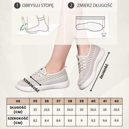 Van Elst Mode® | Luchtige dames moccassins met glanzende details