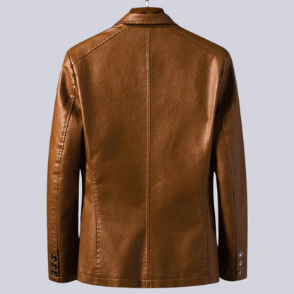 Van Elst Mode® | comfortabele lederen heren blazer