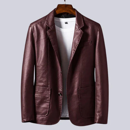 Van Elst Mode® | comfortabele lederen heren blazer