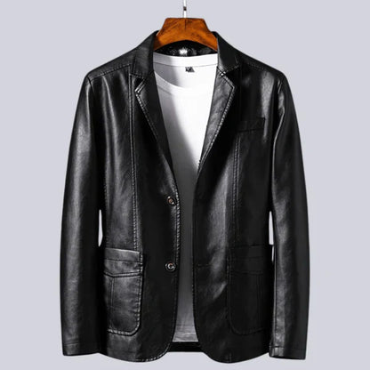 Van Elst Mode® | comfortabele lederen heren blazer