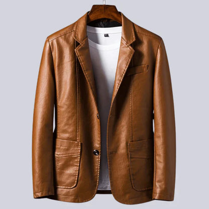 Van Elst Mode® | comfortabele lederen heren blazer