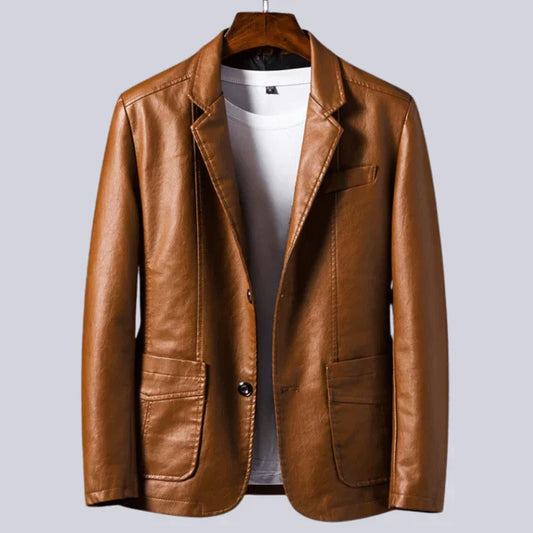 Van Elst Mode® | comfortabele lederen heren blazer