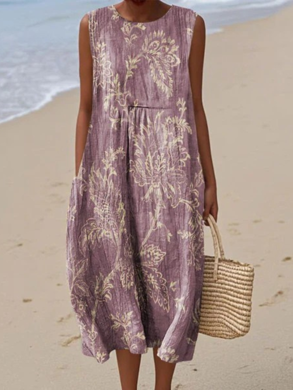 Van Elst Mode® |  Bloemen Midi Jurk