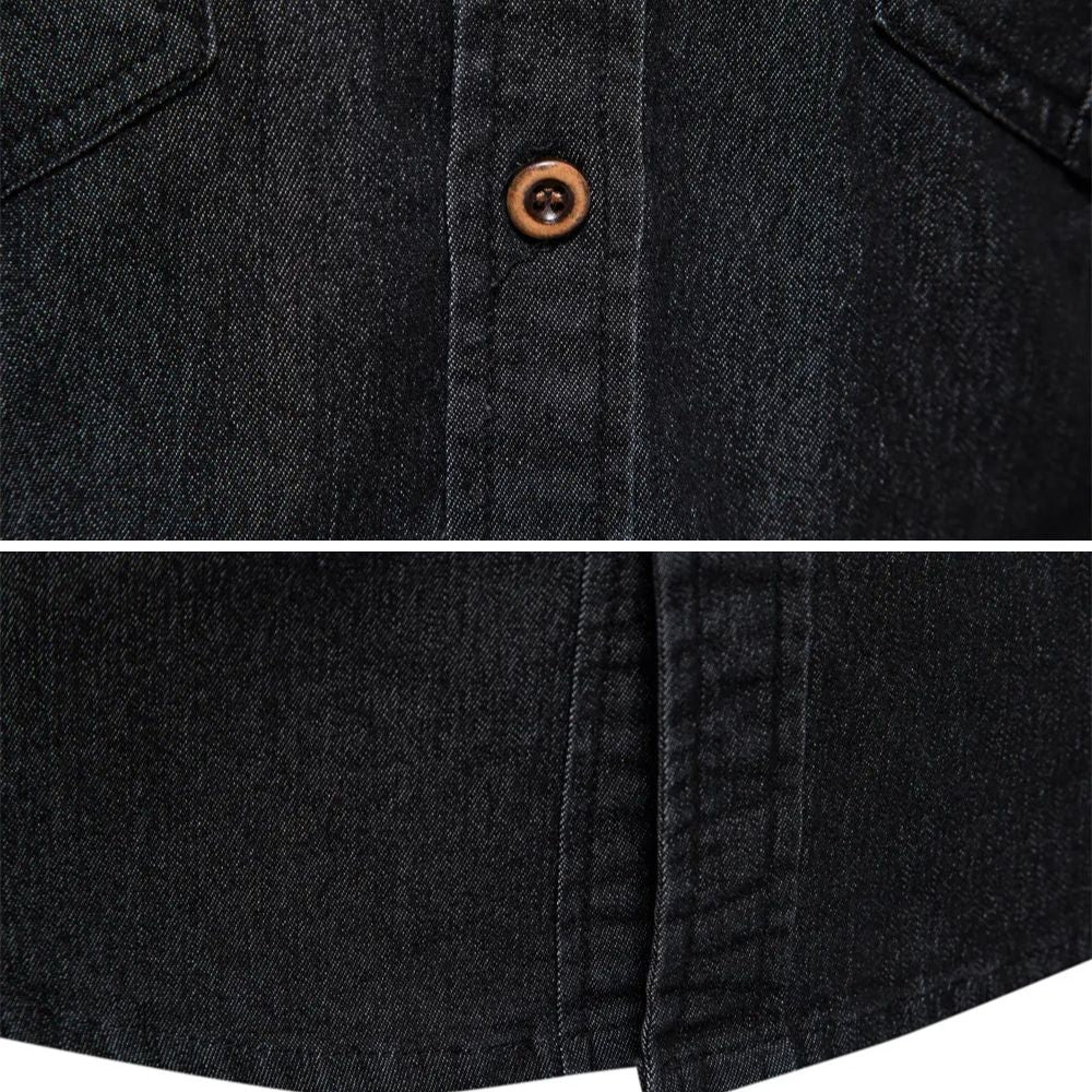 Van Elst Mode® | Katoenen denim overhemd