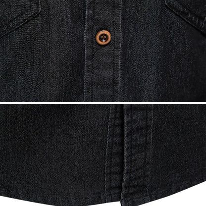 Van Elst Mode® | Katoenen denim overhemd