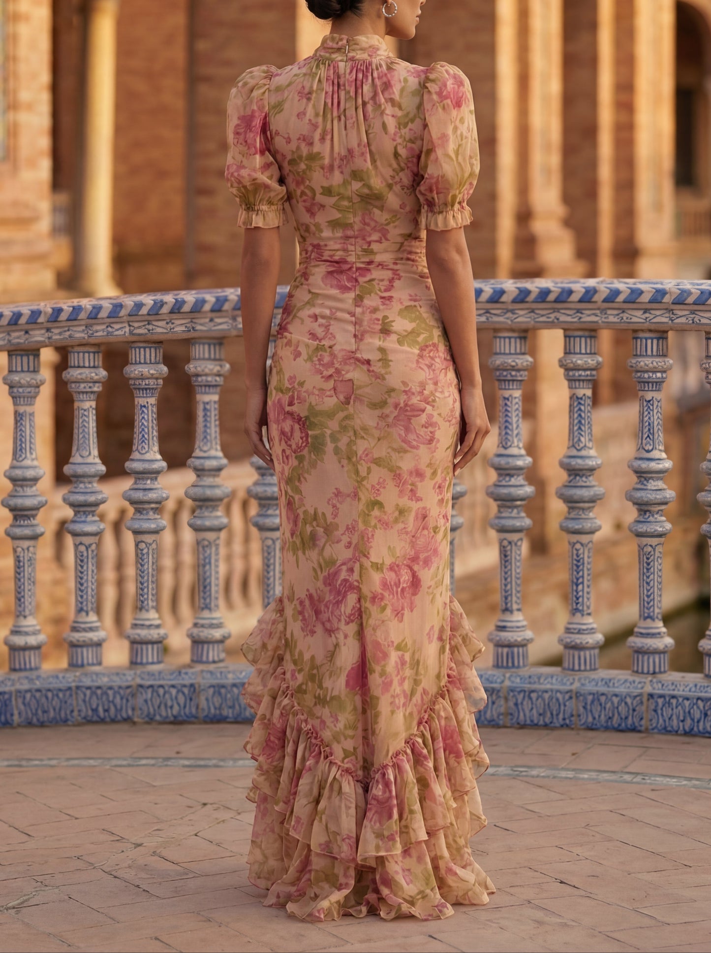 Van Elst Mode® | Elegante stralende dames jurk