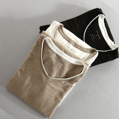 Van Elst Mode® | Katoenen Langemouwen Shirt