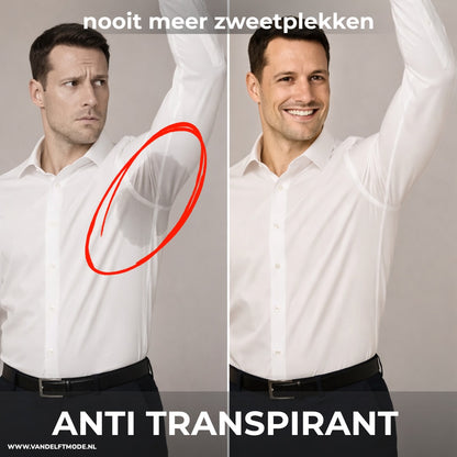 Van Elst Mode® | Comfortabele Antikreuk heren overhemd (TIJDELIJK 1+1 GRATIS!)