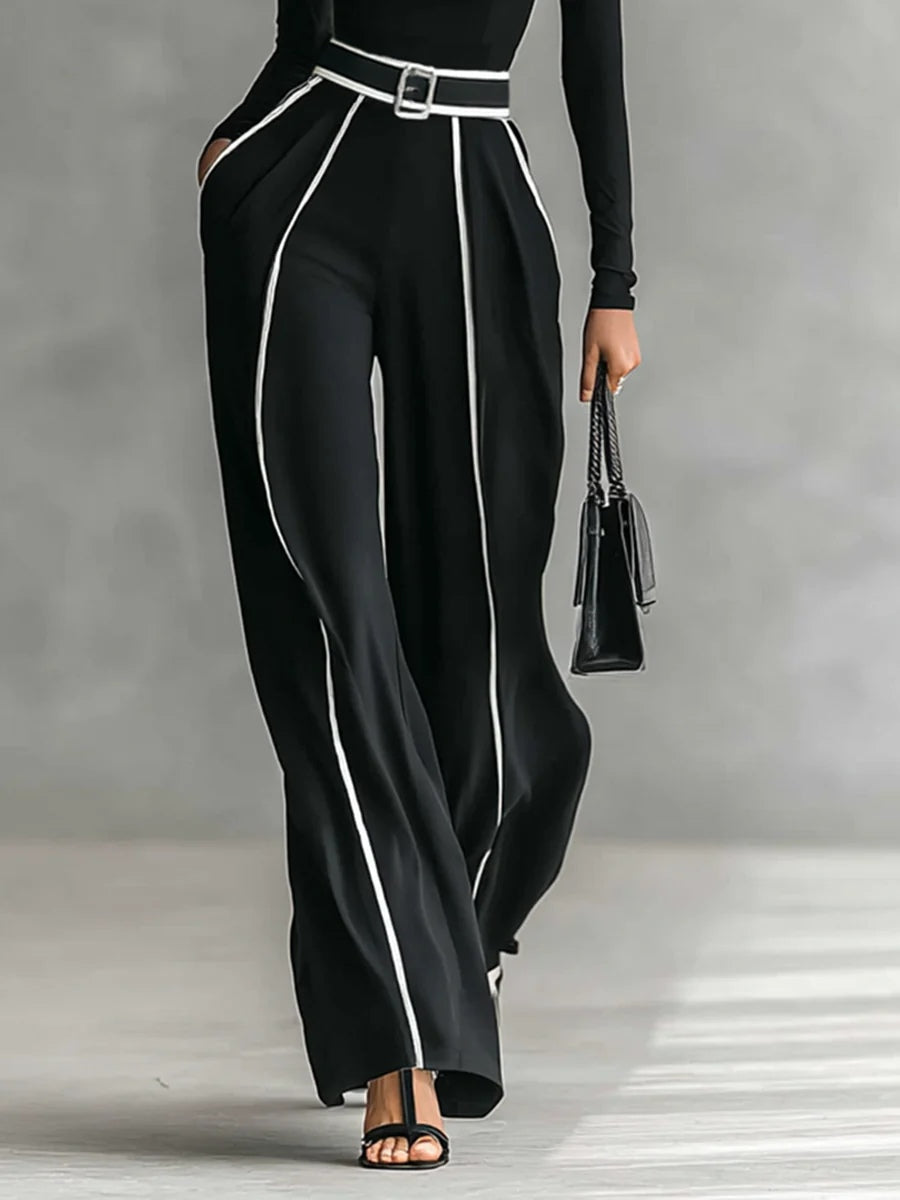 Vera™ | Elegante set met contrasterend detail