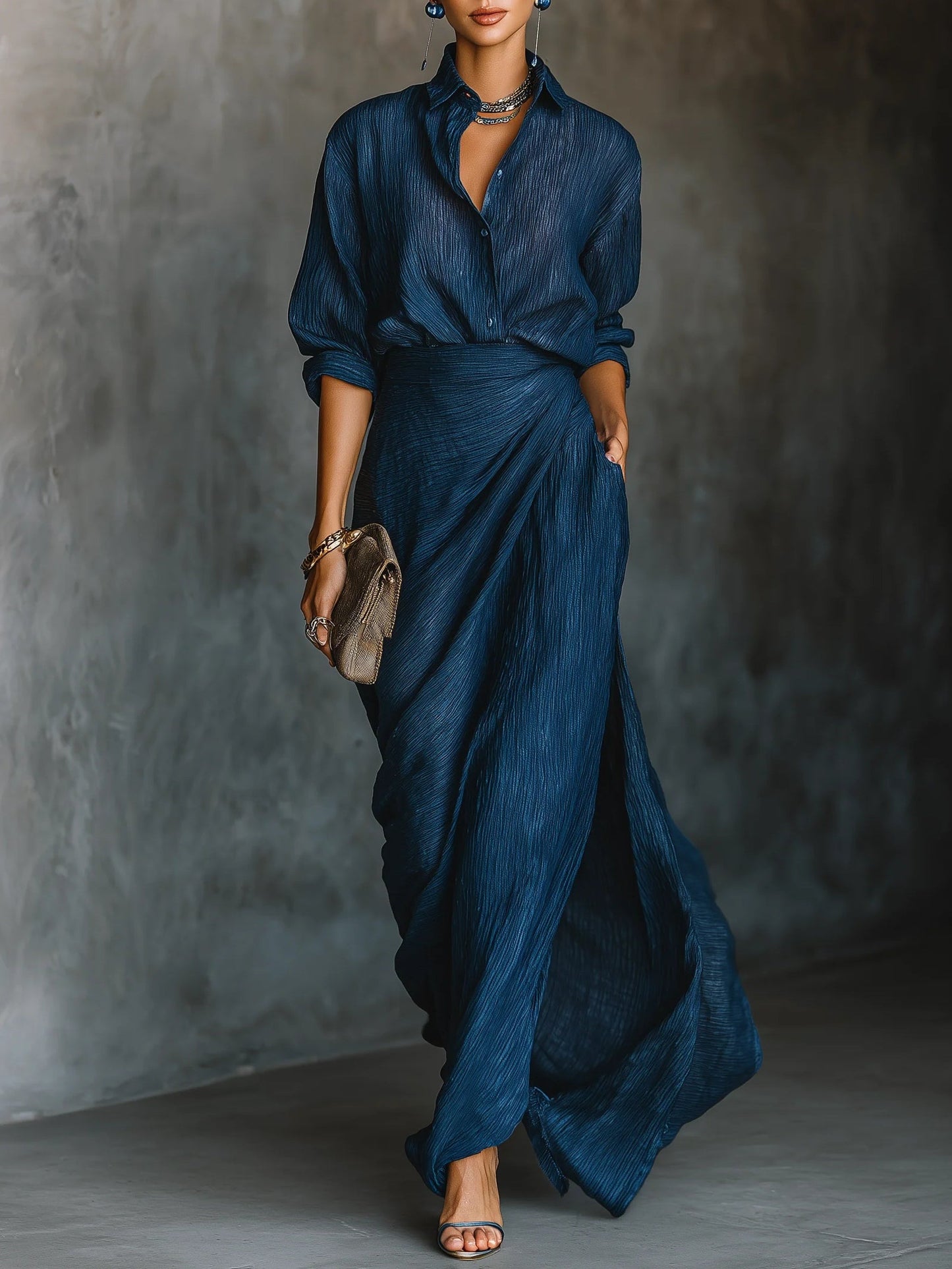Sara™ | Elegante set met lange rok