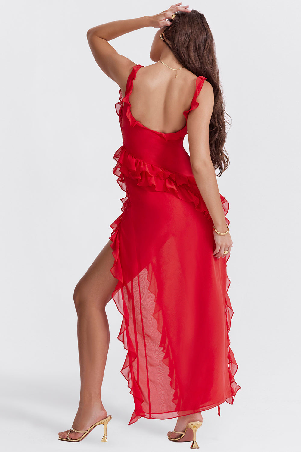 Van Elst Mode® | Stralende Jurk met Ruffles