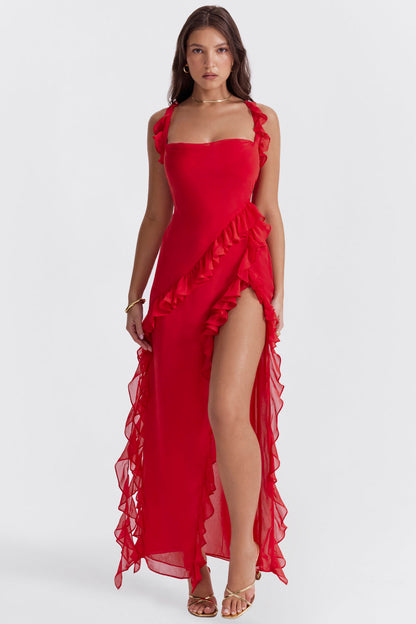 Van Elst Mode® | Stralende Jurk met Ruffles