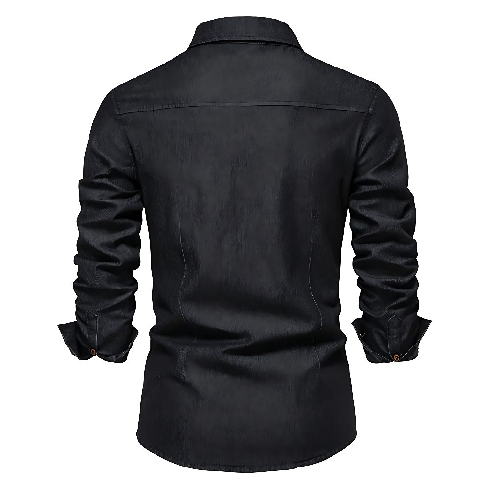 Van Elst Mode® | Katoenen denim overhemd
