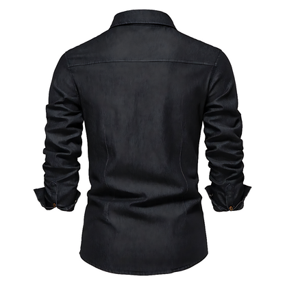 Van Elst Mode® | Katoenen denim overhemd