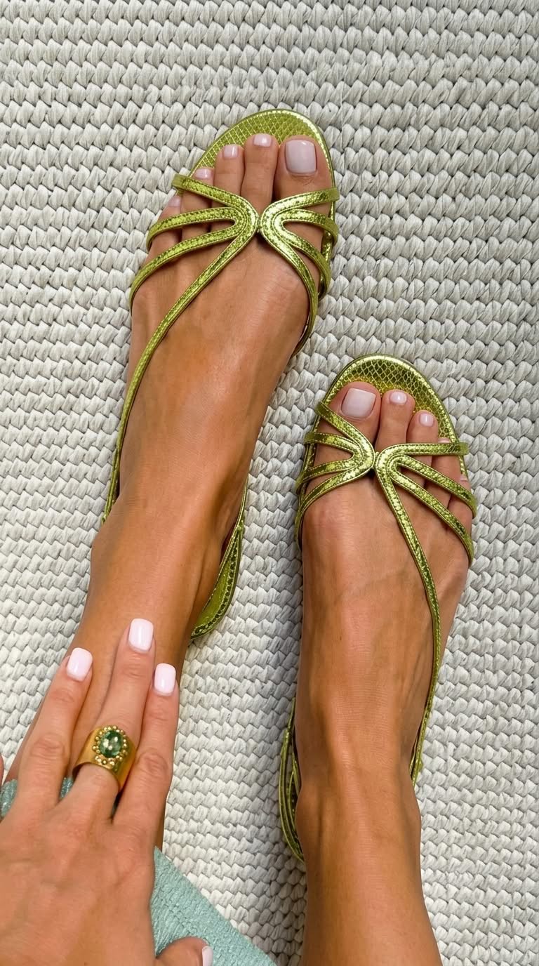 Van Elst Mode® | Zomerse elegante gouden sandalen
