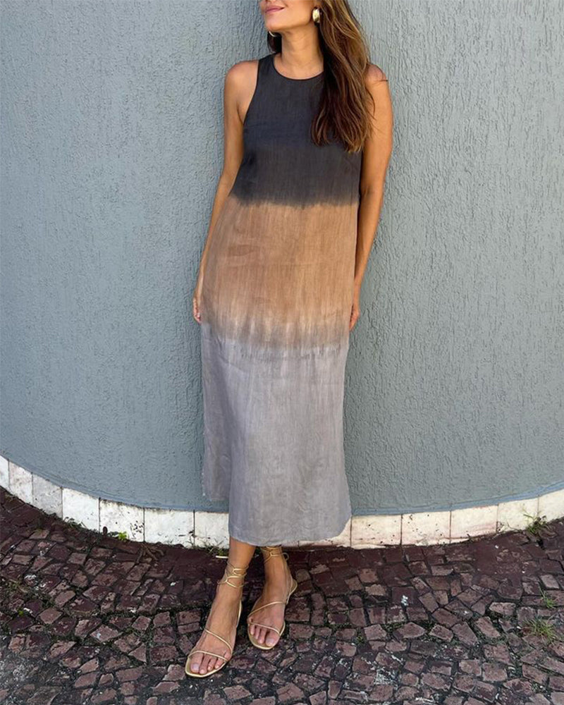 Van Elst Mode® | Modieuze Mouwloze Jurk