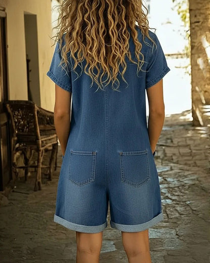 Van Elst Mode® | Elegante denim jumpsuit