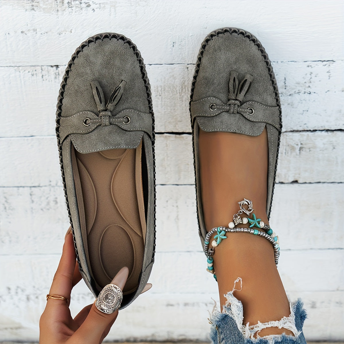 Van Elst Mode® | Klassieke Loafers met Kwastje Detail