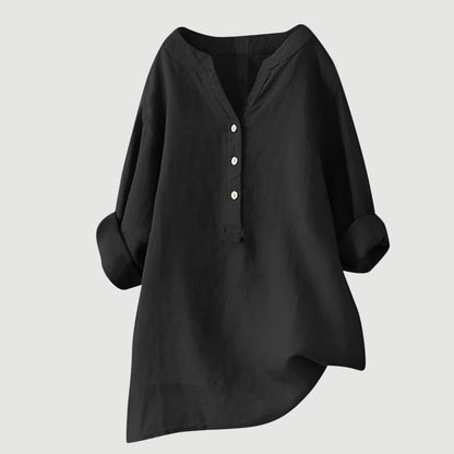 Van Elst Mode® | Luchtige en comfortabele blouse met knoopsluiting (TIJDELIJK 1+1 GRATIS!)