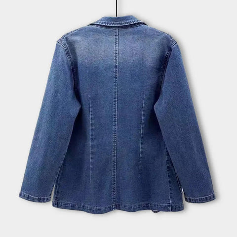 Van Elst Mode® | Elegante Denim Blazer voor Dames