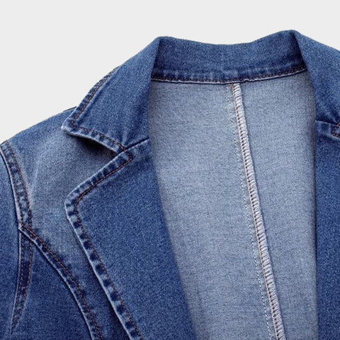 Van Elst Mode® | Elegante Denim Blazer voor Dames