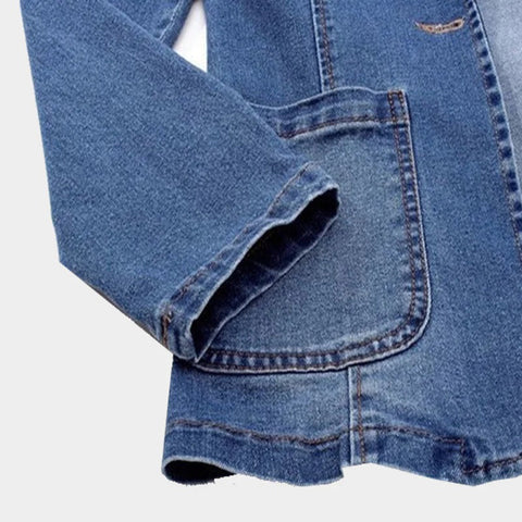 Van Elst Mode® | Elegante Denim Blazer voor Dames