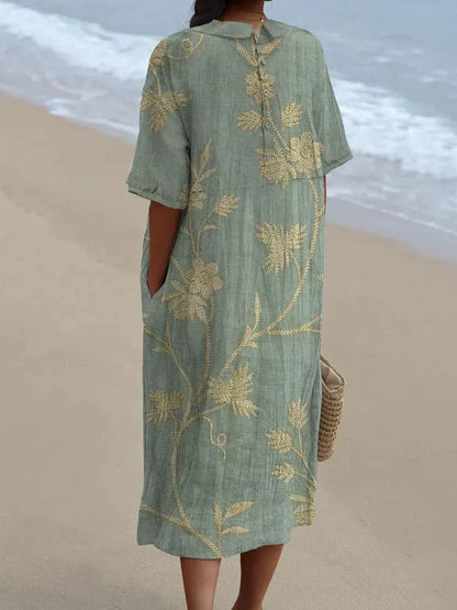 Van Elst Mode® | Zomerse bloemenprint jurk